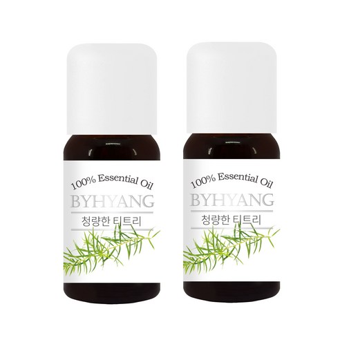 (1+1)바이향 에센셜 오일 10ml, 청량한 티트리