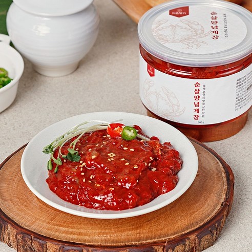 어촌명가 국내산 밥도둑 수제 비법 순살 양념게장, 1개, 500g