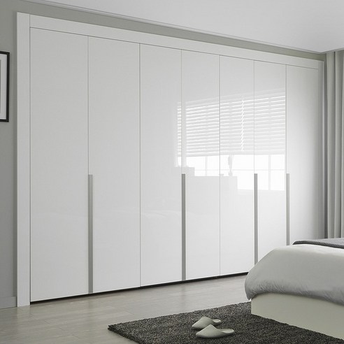 [한샘] 바이엘 붙박이장 화이트_선반형(18종/택1), 사이즈:G형:300~310(10자)(G) Best Top3