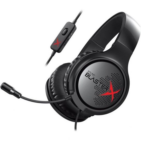 크리에이티브 사운드 블라스터 X H3 휴대용 아날로그 게이밍 헤드셋, Portable Analog Gaming Headset