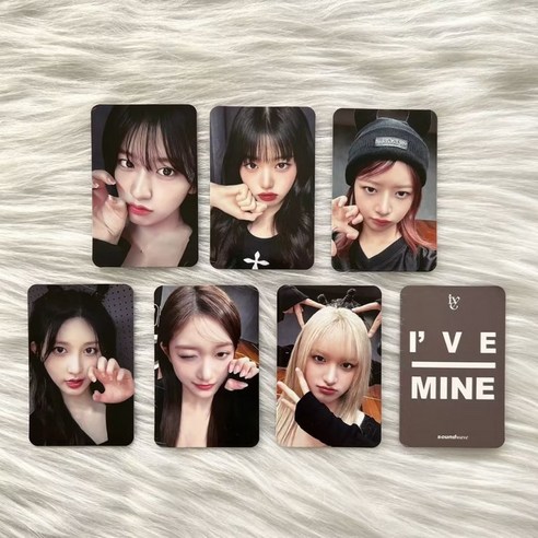 아이브 IVE MINE 포토카드 앨범 장원영 안유진 리즈 wm3.0 sw5.0 sr afterlike 굿즈 응원 오프라인 포카 6장 12장 18장, 6장-2