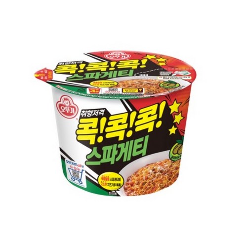 오뚜기콕콕콕 스파게티, 120g, 24개