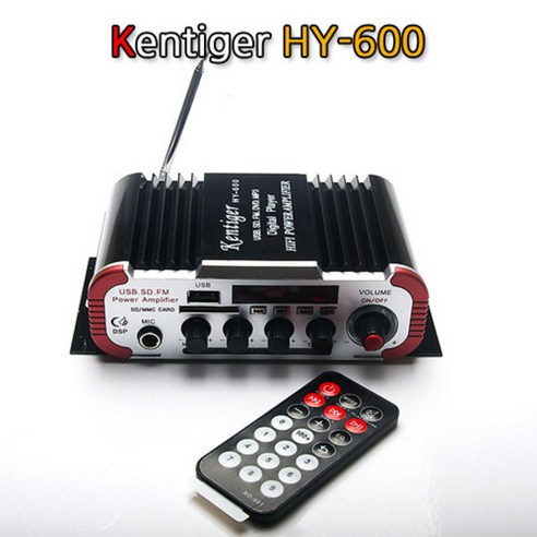 HY-600 매장앰프/MP3/마이크/FM/노래방/에코/소형앰프 - 무선랜 증폭기 | 쿠팡