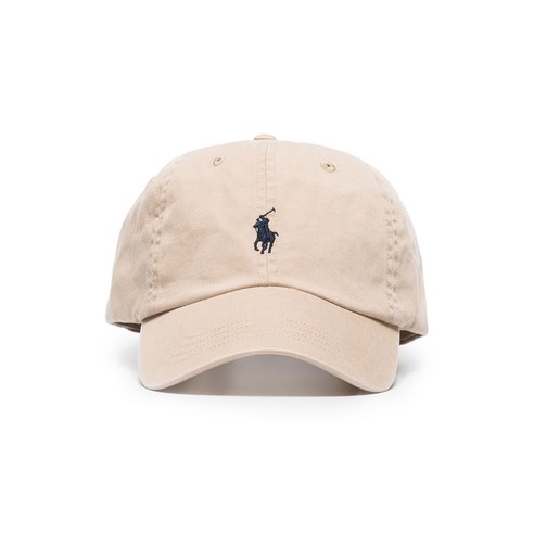 폴로 랄프 로렌 코튼 베이스볼 캡: 겨울 남자의 품격을 더하는 베이지 빛 우아함 랄프로렌모자