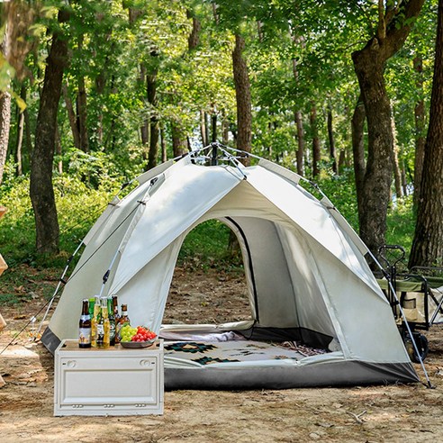 에이원스토어 원터치 간편한 캠핑 가벼운 텐트, 2~3인용
