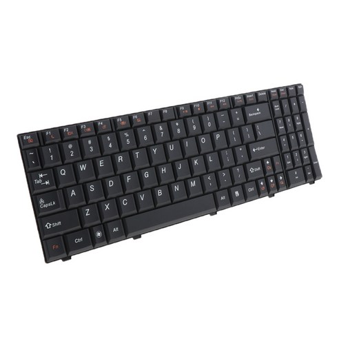 IdeaPad A G565용 소형 Enter 키가 있는 교체용 노트북 키보드, 블랙, 343x110mm, 플라스틱