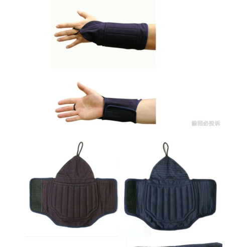 검도복 전문 대회 일본 검도 보호 장비 소형 갑옷 건틀릿 남성 여성 손목 가드 버퍼 히트