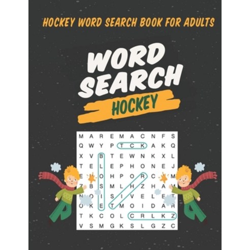 Hockey Word Search Book For Adults: Large Print Puzzle For Adults & Seniors Paperback, Independently Published