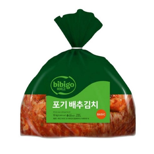 "집밥 퀄리티, 그대로! 비비고 포기김치로 김치 걱정 끝!" 비비고김치10kg