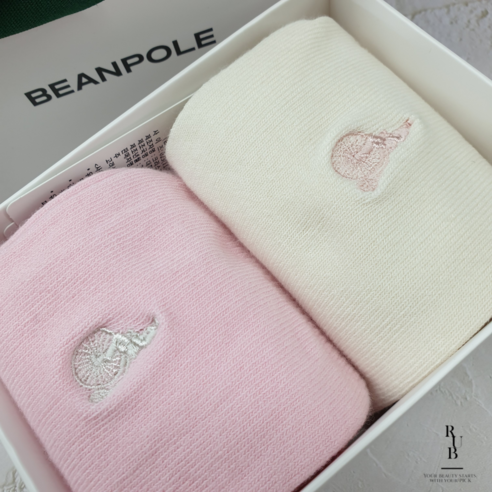 사랑스러운 우리 아이를 위한 빈폴 키즈 베이직 반타이즈 니삭스 세트: 핑크빛 꿈과 포근한 아이보리의 조화