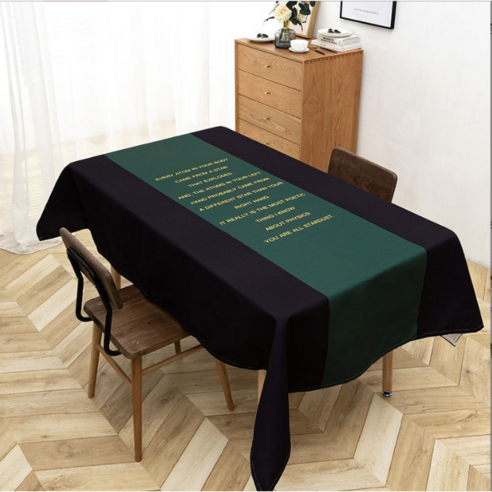 블럭마트 북유럽 스타일 방수 식탁보, TYPE7, 110 x 170 cm