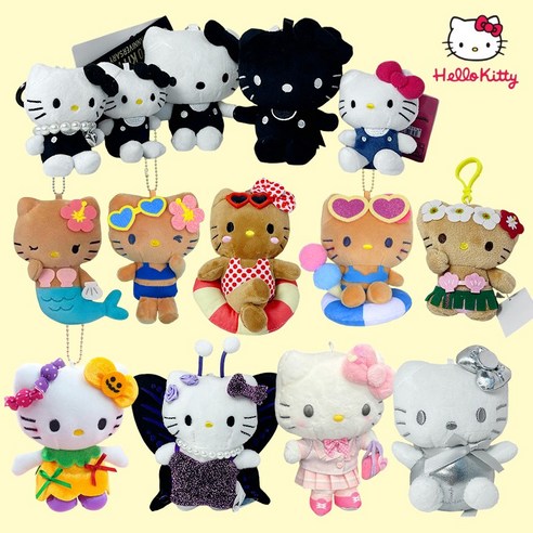 (당일출고) 산리오 헬로키티 50주년 1+1 하와이 키티 스티커 피부 스티커