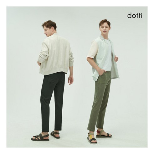   [도티] [DOTTI] 23SS 남성 컬러 워싱 릴렉스핏 팬츠 2종(CWBM)