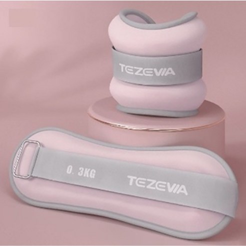 TEZEWA 손목 발목 중량밴드, 1kg, 핑크