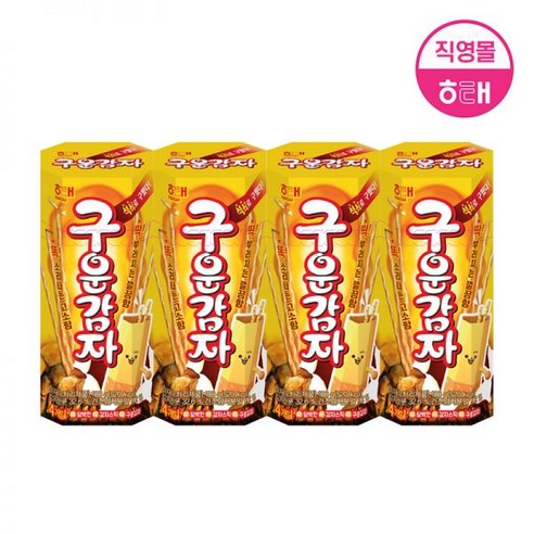 해태 구운감자케이스 108g x 4개, 구운감자케이스 108g 4개☆B58#04
