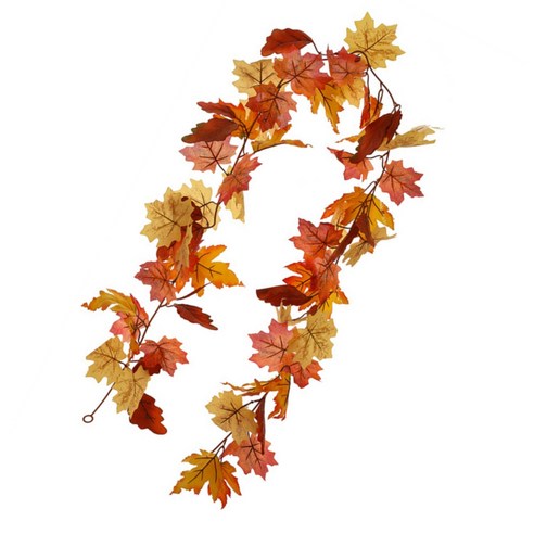 가을의 정취를 담은 단풍 넝쿨 조화 가랜드: 집안 가득 낭만을 선사하세요