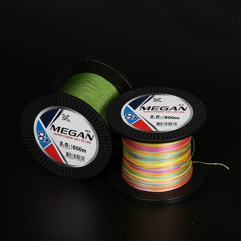 최상의 낚시 경험을 위한 메간 8합사 PE라인