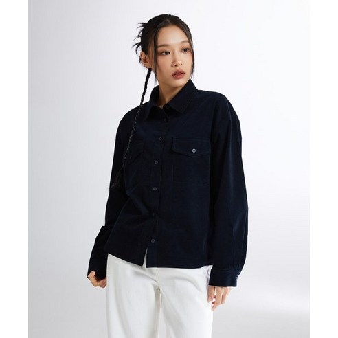 스파오 SPAO 코듀로이 셔츠_SPYWE11W02