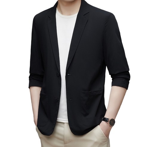 KAISCO 봄여름 자외선차단 초경량 블레이저 아이스셔츠 가디건