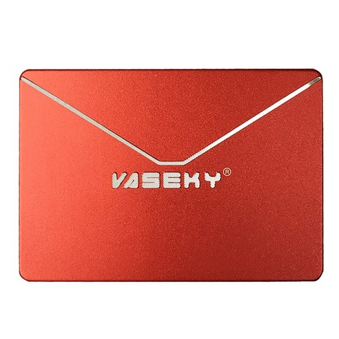 Vaseky V880 솔리드 스테이트 드라이브 128G 2.5 인치 SSD SATA3 데스크탑 / 노트북 일반 하드 드라이브 용 내부 솔리드 스테이트 드라이브, 빨간, 하나