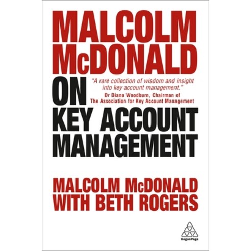 (영문도서) Malcolm McDonald on Key Account Management Paperback, Kogan Page, English, 9780749480776