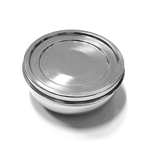 추억과 실용성을 담은 스테인리스 찬기 4P 세트: 주방에 따뜻한 감성을 더하세요!