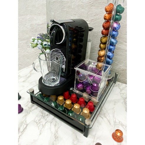 60구 대용량, 고급스러운 디자인, 편리한 서랍식 수납