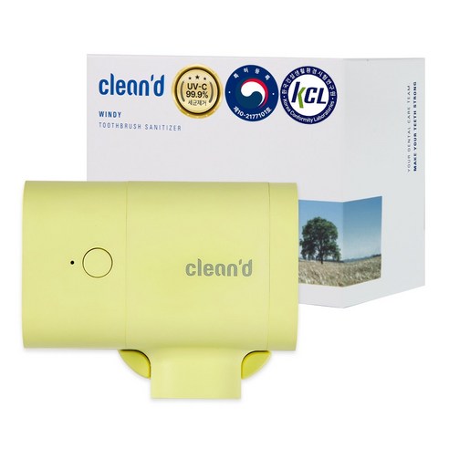 클린디 윈디로 칫솔 위생 걱정 없이 상쾌한 하루를 시작하세요!