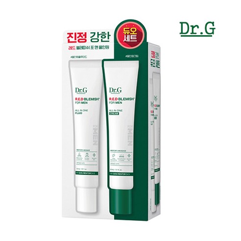 [최신상]닥터지 레드 블래미쉬 포맨 올인원듀오(크림30ml+플루이드30ml)