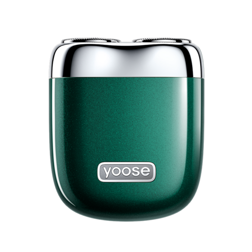 yoose 미니 전기 면도기 휴대용 면도기 완전 방수 USB-C 충전식 휴대용 파우치 포함, Yoose Mini Shaver, 올리브 그린