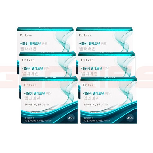 닥터린 식물성 멜라토닌 함유 멜라바인 6개월분