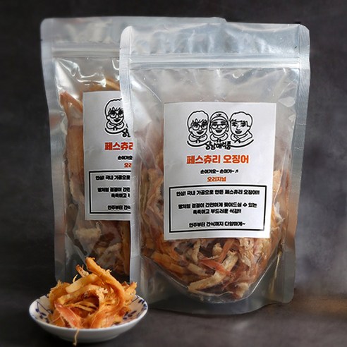 1+1 촉촉한 페스츄리 오징어 300g + 300g, 1+1 페스츄리 오징어 오리지널맛