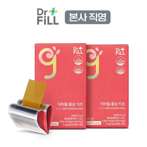 닥터필 홍삼 키즈 필름, 30회분, 688.4mg, 2박스