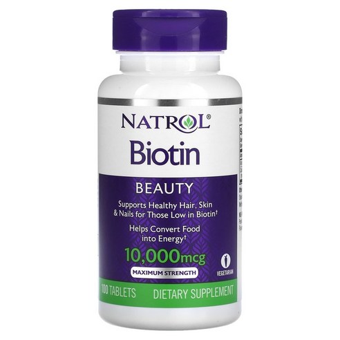 (2개) 나트롤 비오틴 10000mcg 100정, 1개, 100개