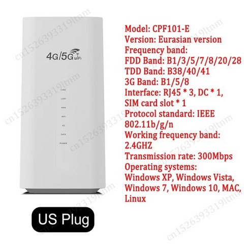 SIM 카드 슬롯 포함 4G LTE 와이파이 라우터 리피터 커버리지 내부 안테나 무선 모뎀 300Mbps 3LAN VPN CPE RJ45, 02 US Plug 300Mbps_01 CHINA