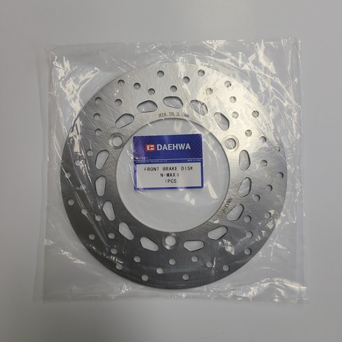야마하 NMAX 125/155 엔맥스 AEROX 에어록스 프론트(앞) 브레이크 디스크 2DP-F582U-00, 단품, 1개 nmax패드 야마하 NMAX 125/155 엔맥스 AEROX 에어록스 프론트(앞) 브레이크 디스크 2DP-F582U-00, 단품, 1개 nmax패드