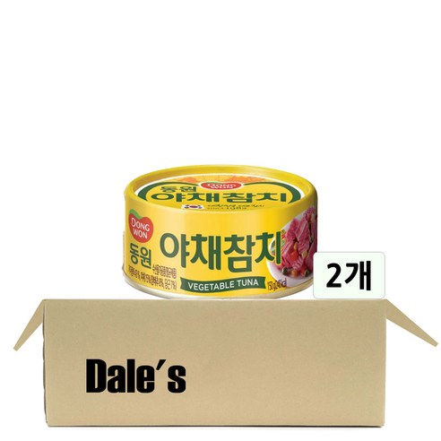 동원 야채참치 통조림, 150g, 2개