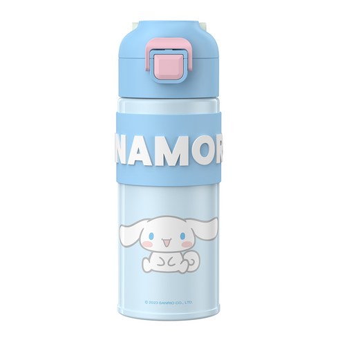 산리오 SANRIO 캐릭터 원터치 텀블러 400ml 보온병 보냉병 정품 라이센스, 시나모롤 400ml, 1개