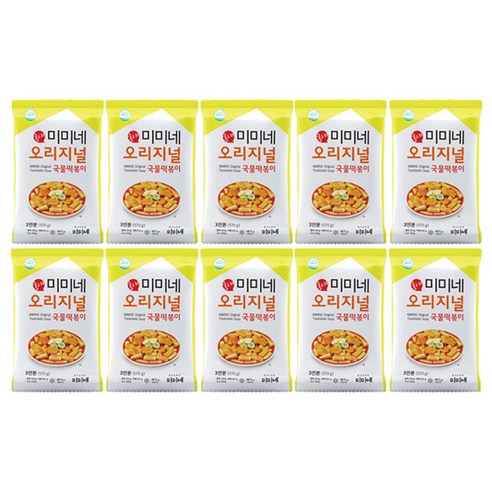 오리지널 국물떡볶이 570g x 10봉 할인가격, 총평가수 4,045, 평점 4.5/5, 밀 주재료, 간편 즉석반조리식품