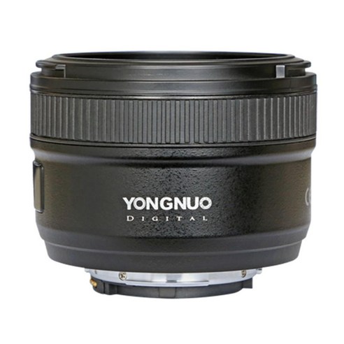 DSLR 카메라용 YN 50mm F1.8 자동 초점 대형 조리개 프라임 렌즈, 105x105mm, 블랙, 다른