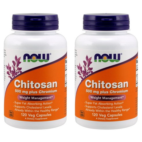 나우푸드 키토산 500mg 베지 캡슐, 120정, 2개