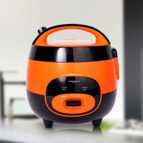 톡톡 튀는 오렌지 컬러, 짐머만 미니 전기밥솥으로 주방을 스타일리시하게!
