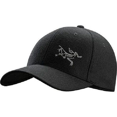아크테릭스 울 볼캡 모자 Arcteryx Wool Ball Cap, Black Heather, Small / Medium