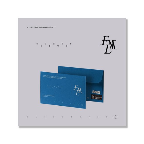 세븐틴 앨범 FML Weverse Albums (카드홀더+QR카드+포토카드 외), 단품