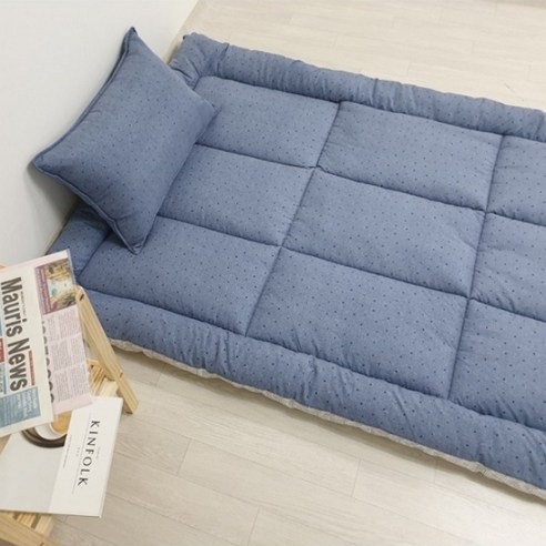 사계절 패턴 토퍼 매트리스 바닥 이불 깔개, 리프 자몽