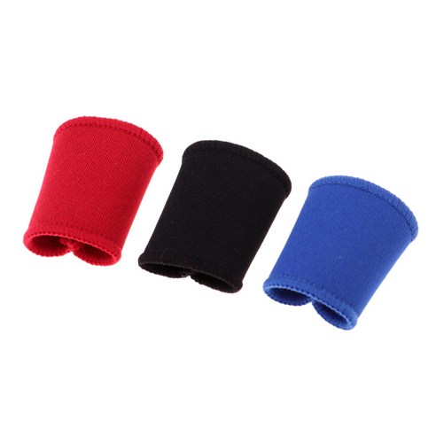 WJSHOP 3Pieces 탄성 핑거 슬리브 지원 브레이스