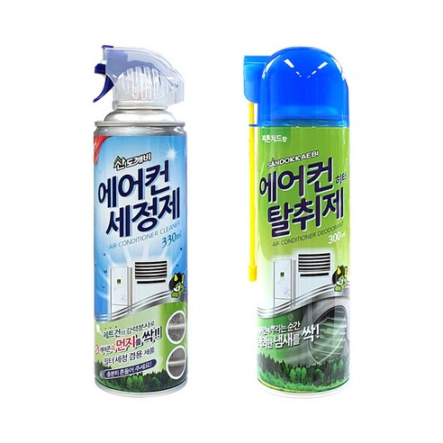 산도깨비 에어컨 세정제 330ml+에어컨 탈취제 300ml, 330ml, 1세트