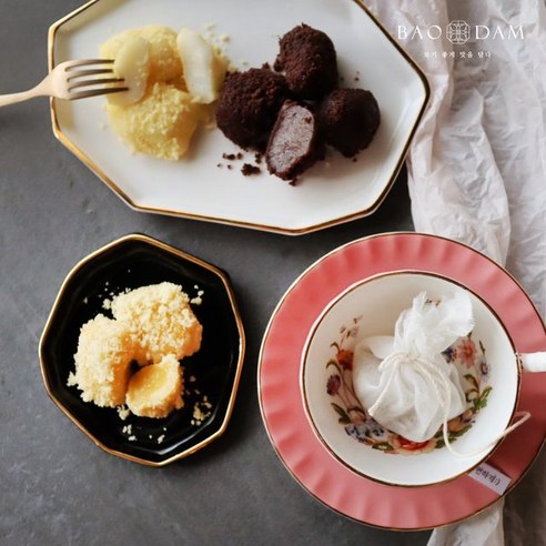 창억떡 [천삼백케이] [바오담] 바오담 경단 3종 6팩 카스테라 인절미 서울떡맛집, 플레인2+초코2+호박2 Best Top3