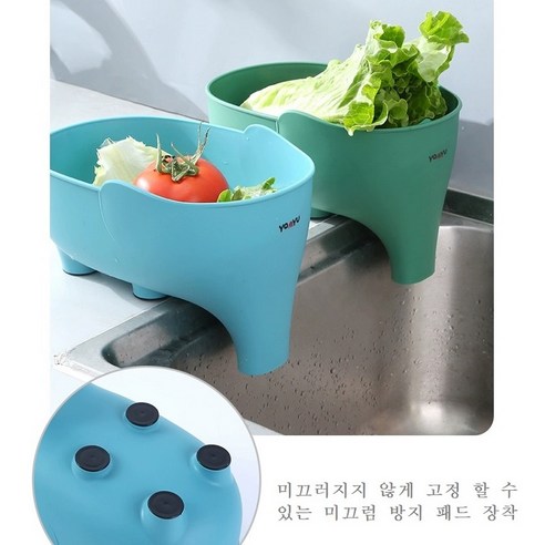 시웨이 부드럽고 편리한 야채 물빼기 탈수기, 그린, 1개