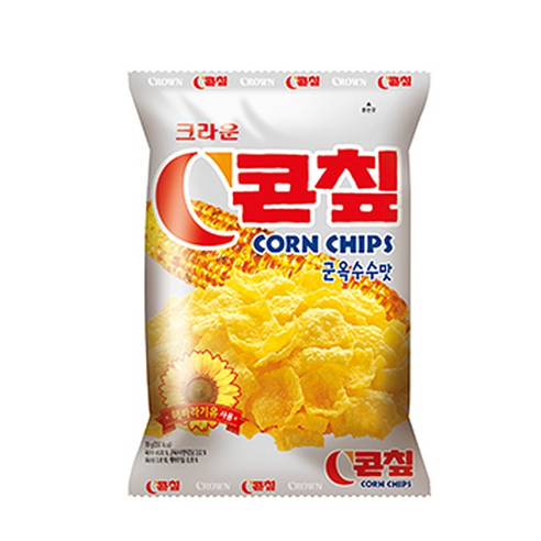 크라운 C콘칩 중, 70g, 3개